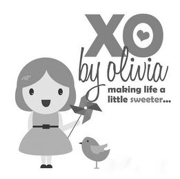 XO BY OLIVIA MAKING LIFE A LITTLE SWEETER... logo