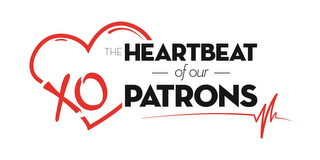 XO THE HEARTBEAT OF OUR PATRONS logo