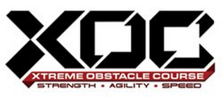 XOC XTREME OBSTACLE COURSE STRENGTH  AGILITY   SPEED logo