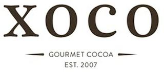 XOCO GOURMET COCOA EST. 2007 logo