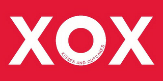 XOX KISSES AND CUPCAKES logo