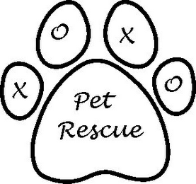 XOXO PET RESCUE logo