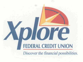 XPLORE FEDERAL CREDIT UNION DISCOVER THE FINANCIAL POSSIBILITIES. logo