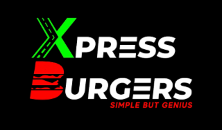XPRESS BURGERS SIMPLE BUT GENIUS logo