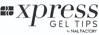 XPRESS GEL TIPS BY: NAIL FACTORY logo