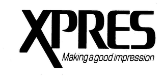 XPRESS MAKING A GOOD IMPRESSION logo
