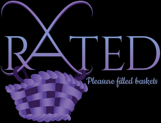 XRATED PLEASURE FILLED BASKETS logo