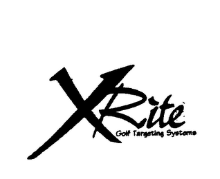 XRITE GOLF TARGETING SYSTEMS logo