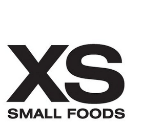XS SMALL FOODS logo