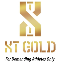 XT XT GOLD FOR DEMANDING ATHLETES ONLY logo
