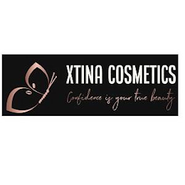 XTINA COSMETICS CONFIDENCE IS YOUR TRUE BEAUTY logo