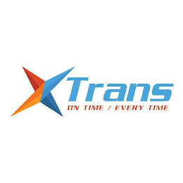 XTRANS ON TIME EVERY TIME logo