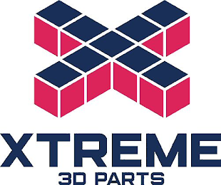 XTREME 3D PARTS X logo
