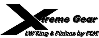 XTREME GEAR LW RING & PINIONS BY PEM logo