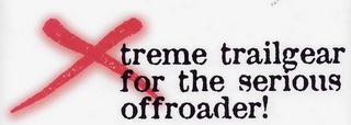 XTREME TRAILGEAR FOR THE SERIOUS OFFROADER! logo