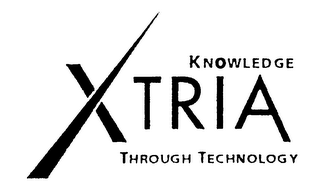 XTRIA KNOWLEDGE THROUGH TECHNOLOGY logo