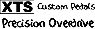 XTS CUSTOM PEDALS PRECISION OVERDRIVE logo