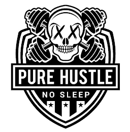 XX PURE HUSTLE NO SLEEP logo