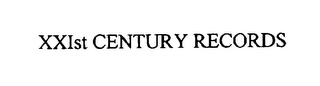 XXIST CENTURY RECORDS logo