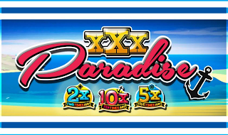 XXX PARADISE 2X TWO TIMES PAY 10X TEN TIMES PAY 5X FIVE TIMES PAY logo
