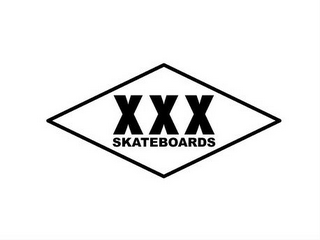 XXX SKATEBOARDS logo