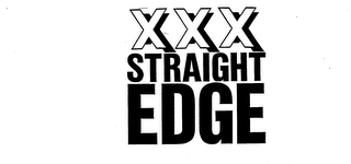 XXX STRAIGHT EDGE logo