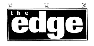 XXX THE EDGE logo