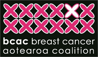 XXXXXXXXXXXX BCAC BREAST CANCER AOTEAROA COALITION logo