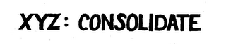 XYZ:CONSOLIDATE logo