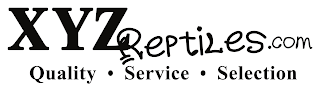 XYZREPTILES.COM QUALITY · SERVICE · SELECTION logo