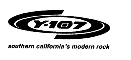 Y-107 SOUTHERN CALIFORNIA'S MODERN ROCK logo