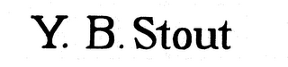 Y. B. STOUT logo