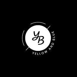 Y B YELLOW AND BLUE logo