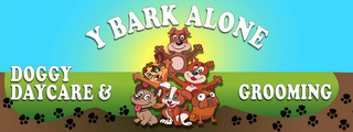 Y BARK ALONE DOGGY DAYCARE & GROOMING logo