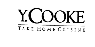 Y. COOKE TAKE HOME CUISINE logo