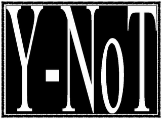 Y-NOT logo