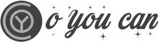 Y O YOU CAN logo