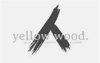 Y YELLOW WOOD. GEAR PASSION PURPOSE logo
