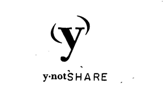 (Y) Y.NOTSHARE logo