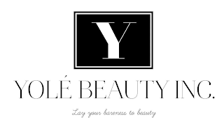 Y YOLE BEAUTY INC. LAY YOUR BARENESS TO BEAUTY logo