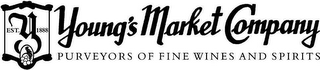 Y YOUNG'S MARKET COMPANY PURVEYORS OF FINE WINES AND SPIRITS EST. 1888 logo
