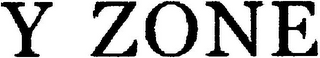 Y ZONE logo