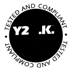 Y2 O. K. TESTED AND COMPLIANT logo
