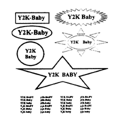 Y2K-BABY 2K BABY> Y2K- Y2K BABY Y2K logo