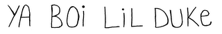 YA BOI LIL DUKE logo