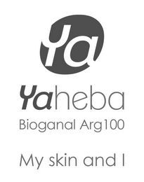 YA YAHEBA BIOGANAL ARG100 MY SKIN AND I logo