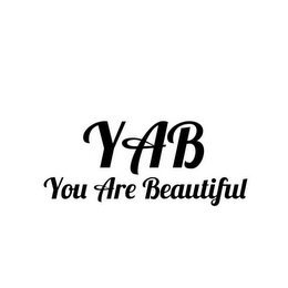 YAB YOU ARE BEAUTIFUL logo