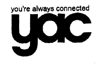 YAC YOU'RE ALWAYS CONNECTED logo