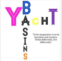 YACHT BASINS- TO BE IMAGINATIVE IS TO BE INVENTIVE AND CREATIVE. THINK DIFFERENTLY, LIVE DIFFERENTLY. logo