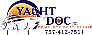 YACHT DOC INC. COMPLETE BOAT REPAIR 757-412-7511 logo